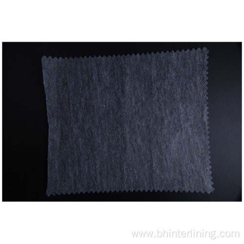 Polyester black nonwoven fusible garment interlining